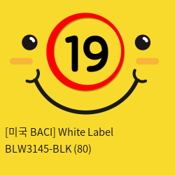 [미국 BACI] White Label BLW3145-BLK (80)